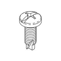 Chatsworth Combination Pan Head Pilot Point Mounting Screws 50 Pack 40605-001