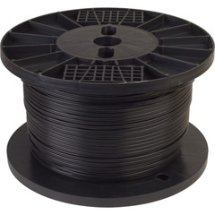Consolidated Wire 18G 2-Conductor Black Zip Cord 1000-Ft 4077-0-1000