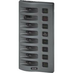 Blue Sea 8-Position Water Resistant WeatherDeck Fuse Panel 4308