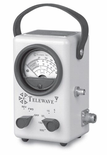 Telewave Broadband 25-1000 MHz Wattmeter with N Connector Tap 44APN