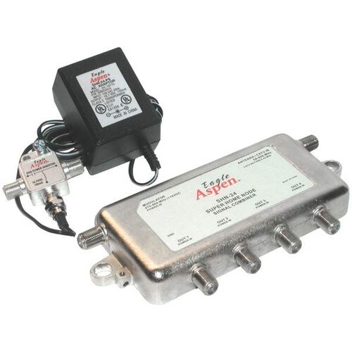 Eagle Aspen- 500183 Signal CombinerAmplified 4-Way Splitter 500183