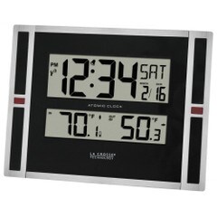 LaCrosse 11-Inch Digital Clock with Temperature 513-149-INT