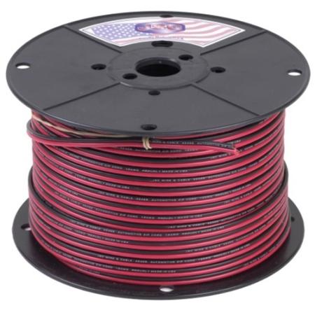 Consolidated Wire 12-Gauge Red-Black Zip Cord 100-Feet ABMT-A-C