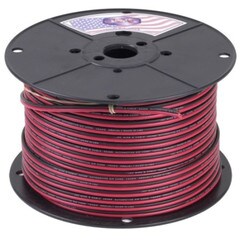 Consolidated Wire 12-Gauge Red-Black Zip Cord 100-Feet ABMT-A-C
