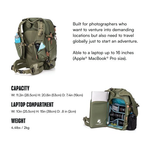 Shimoda Explore V2 35 Backpack - Army Green