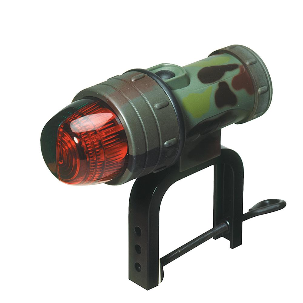 INNOVATIVE LIGHTING Innovative Lighting Portable LED Navigation Bow Light wUniversal -InchC-Inch Clamp - Camouflage - 560-1814-7