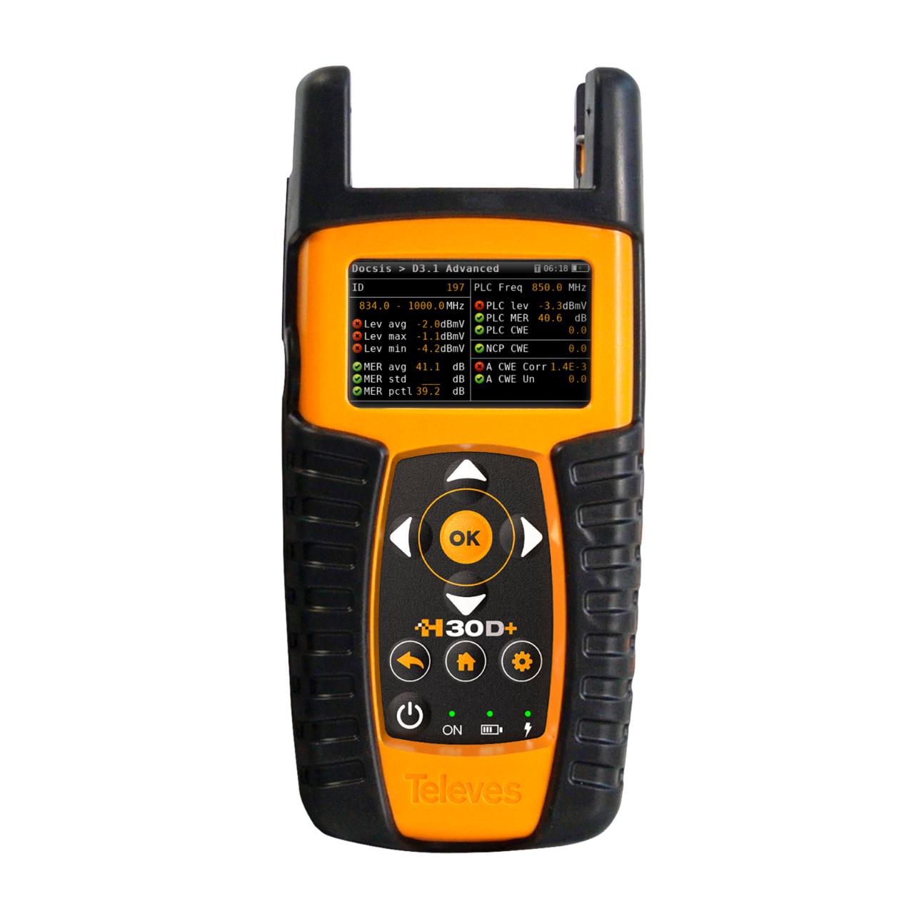 H30D+ FULL  QAM  Sprectrum Analyzer With ATSC 1.0/3.0 And DOCSIS 3 1 Ready For The Nextgen Tv