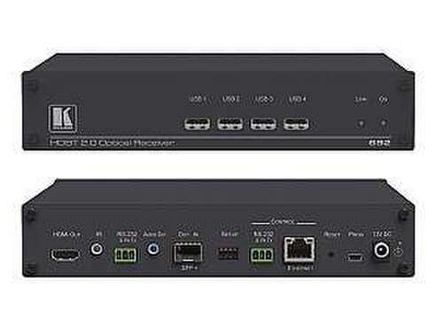 Kramer 4K60 4x2x0 HDMI MM-SM Fiber Optic Extender - Receiver 6-92