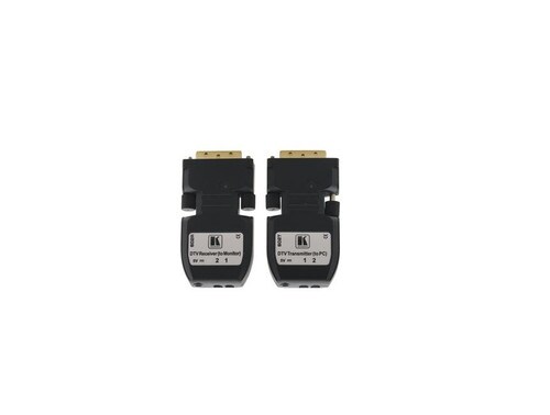 Kramer DVI Over Fiber Optic Extender TransmitterReceiver Kit 2LC Cable 602R-T