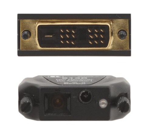 Kramer One-Fiber Detachable DVI Optical Extender TransmitterReceiver Kit 614R-T