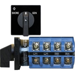 Blue Sea AC 120V AC 30A OFF2 Position Rotary Switch 6337