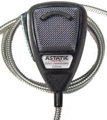 Astatic Silver Edition 4-Pin Noise Canceling Microphone 636L-SE