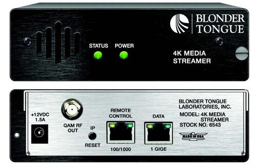 Blonder Tongue 4K Media Streamer 4xIP Output 6543