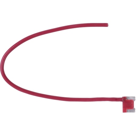 Accele Mini ATM Low Profile Pigtail Fuse 10 Amp 12-Pack Red 6710PT-10A