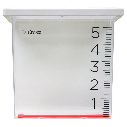 LaCrosse Waterfall Rain Gauge - Up to 5 Inches of Rain 705-109