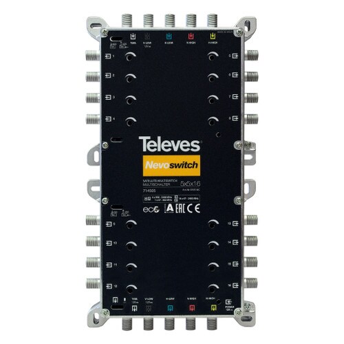 Televes 5x5x16 F Terminal Cascade Nevoswitch and Power Supply 714505-PS