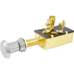 Attwood Push-Pull Switch Three-Position Off-On-On 7594-3