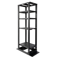 CommScope Rack 19in W x 41in D x 7ft H 12-24 Tapped Rails 760082529