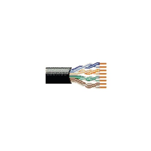 Belden - 24 AWG 4pr Outdoor Flooded CAT-5E Cable black 7997A