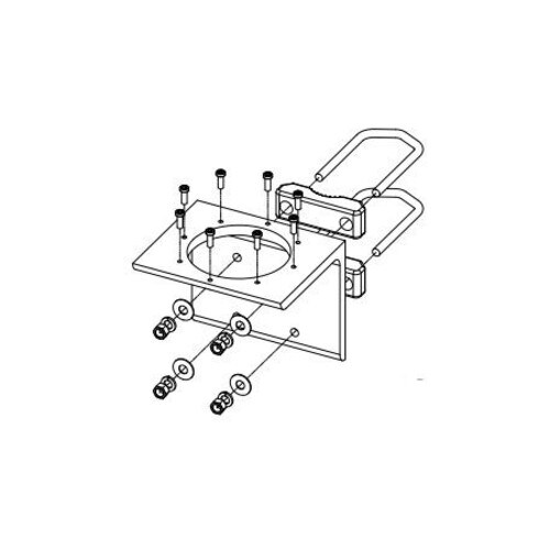 Kathrein Mounting Kit for 2-38-Inch Outer Diameter Masts 84020127