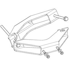 Kathrein Mounting Kit for 43-inch to 87-inch OD Mast
