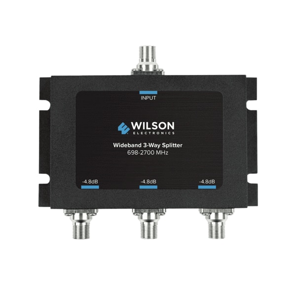 weBoost -48dB 3 Way Splitter w F Connectors 75 Ohm 698-2700 MHz 850035