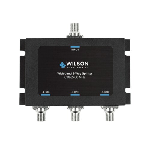 weBoost -48dB 3 Way Splitter w F Connectors 75 Ohm 698-2700 MHz 850035