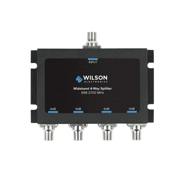 weBoost -6dB 4 Way Splitter F-Female 698-2700 MHz 850036