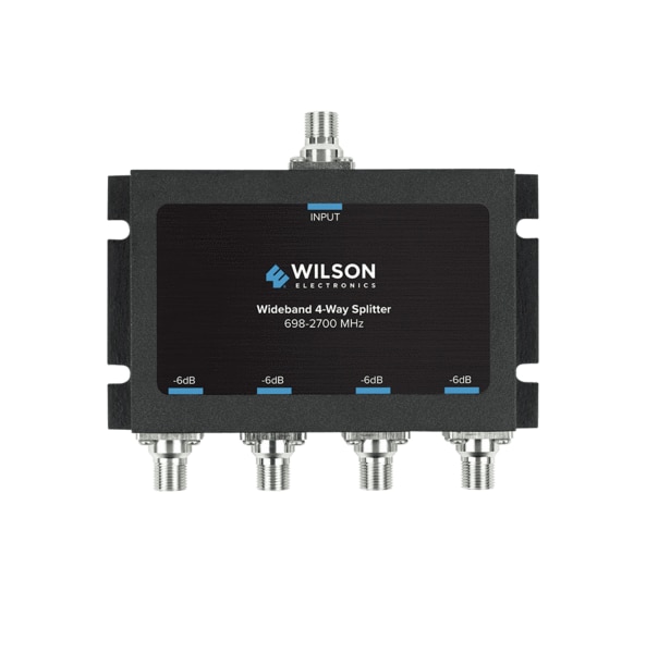 weBoost -6dB 4 Way Splitter F-Female 698-2700 MHz 850036