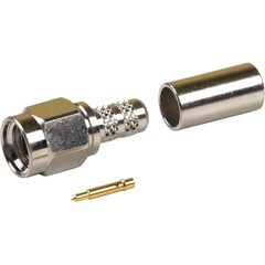 Amphenol RF - SMA Male Crimp-RG58 RG141 LMR195 Ultralink 901-9876-RFX