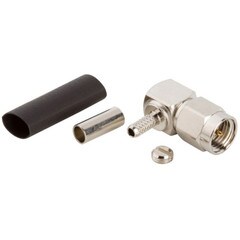 Amphenol RF Connector SMA Right Angle Crimp Plug 901-9881-RFX