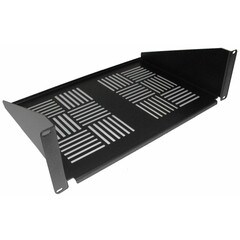 X-MarkCDT 19in Cantilever Flush Mount Shelf Black 9011-1912