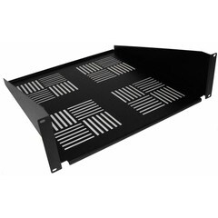 X-MarkCDT 9011-1918 19-Inch Cantilever Flush Mount Shelf 18-Inch Depth Black 9011-1918