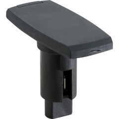 Attwood Lightarmor Plug-In Rectangular 2-Pin Base Black 910V2PB-7