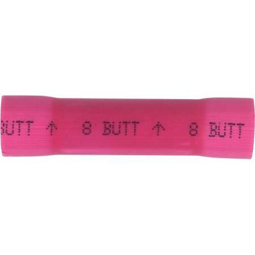 3M Products Vinyl Butt Connector 8 Gauge Red 25 Pack 94793