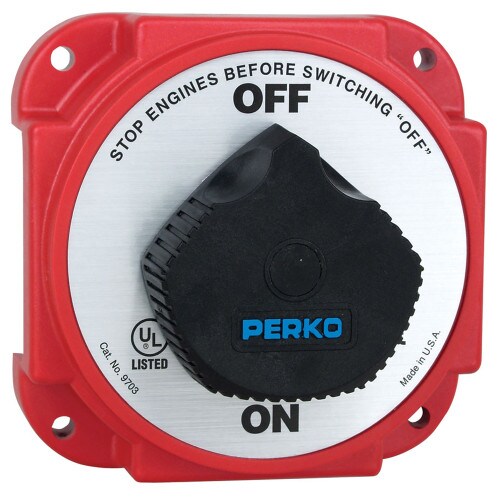 Perko Heavy Duty Battery Disconnect Switch Alternator Field Disconnect 9703DP