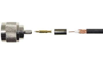 Wilson Electronics N-Male Crimp for RG58U Cable 971116