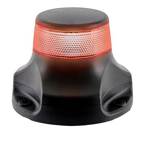 HELLA MARINE Hella Marine NaviLED 360 2nm All Round Light Red Surface Mount - Black Housing - 980910521