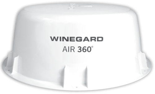 Winegard AIR 360 Degree VHFUHF AMFM RV Television Dome Antenna A3-2000