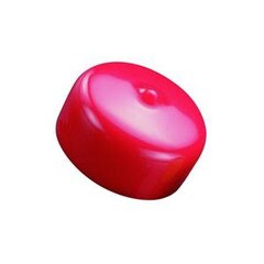 Fastenal Red Vinyl VC-375-16 Round Cap 0375in x050in x1in A310A13A