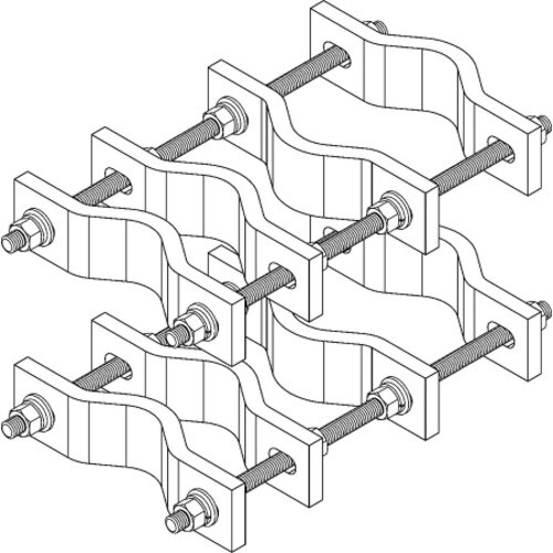CommScope Pipe to Pipe Adapter Vertical Leg AB-S50