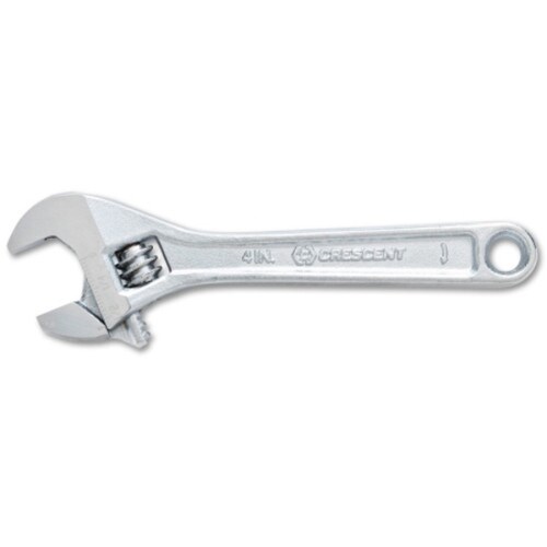 Crescent Tools 10-Inch Chrome Finish Adjustable Wrench AC210BK