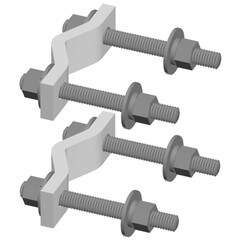 CommScope Adapter Clamp Set 60 Deg AD-P60-SCP