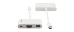 Kramer USB 31 Type-C to VGA and USB 30 and PD Adapter Cable ADC-U31C-M1