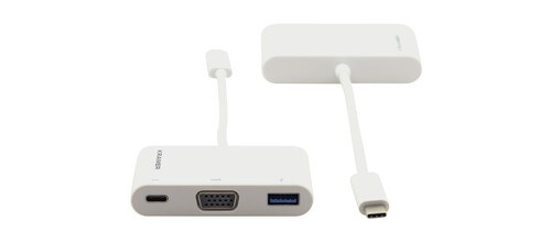 Kramer USB 31 Type-C to VGA and USB 30 and PD Adapter Cable ADC-U31C-M1