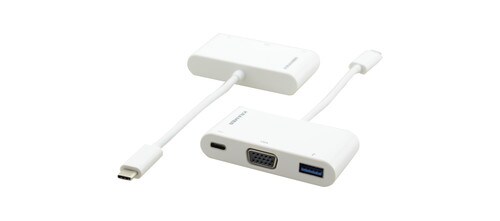 Kramer USB 31 Type-C to VGA and USB 30 and PD Adapter Cable ADC-U31C-M1