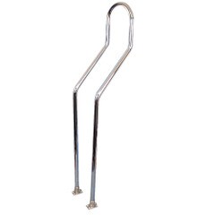 Navpod Double Bend Stainless Steel Polished Pedestal Guard AG226