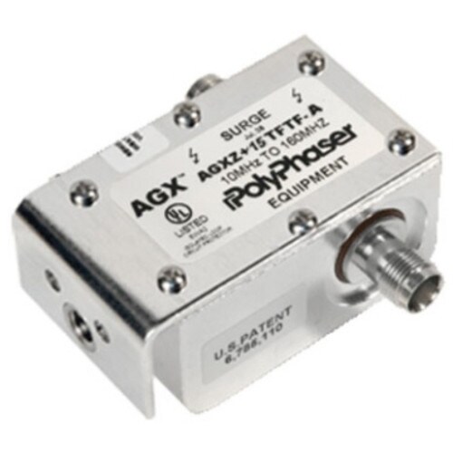 PolyPhaser DCto 50MHz High Voltage DC Pass Protector AGXZ-15TFTFA