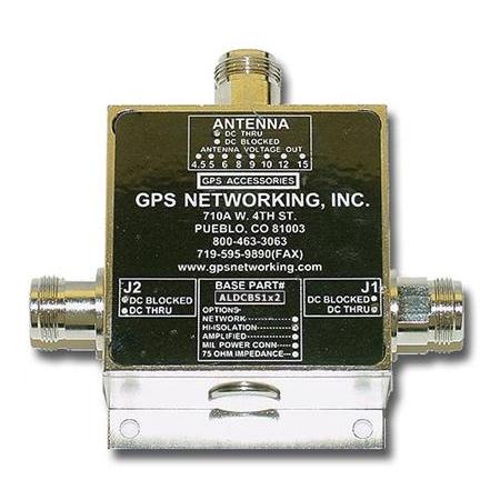 GPS Networking Active Antenna Splitter 1x2 ALDCBS1X2-N