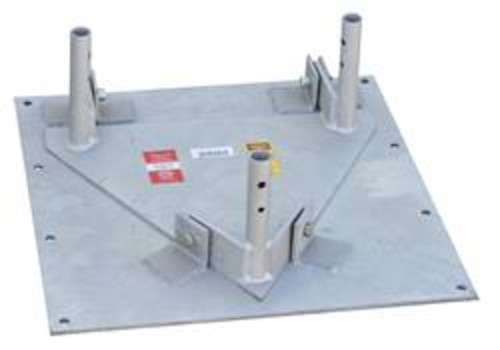 American Tower Flat Hinged Tilt Ground and Roof Base Plate AME45-BH